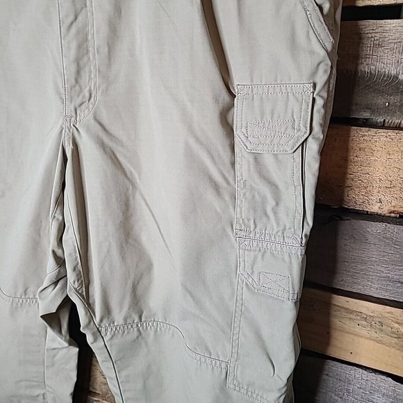 5.11 Tactical Taclite Pro Ripstop Pants Men’s 42x30 Khaki - Picture 2 of 10